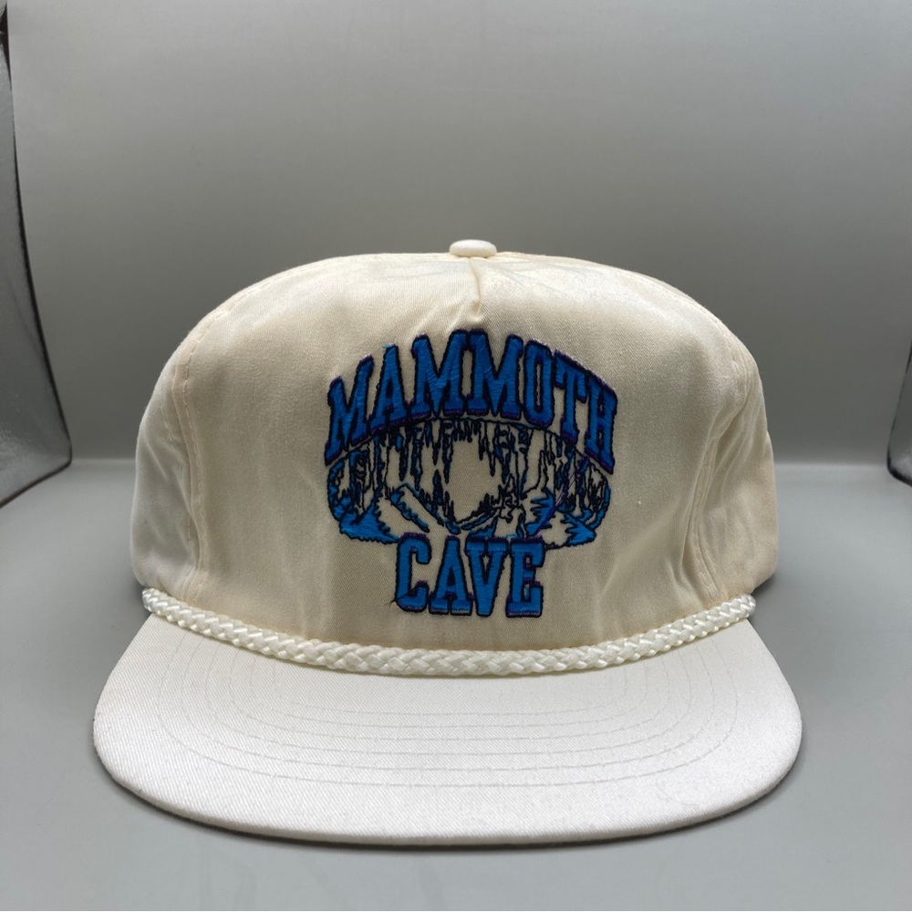 Vintage 80s/90s Mammoth Cave Kentucky Snapback Hat -Adjustable 6 Panel